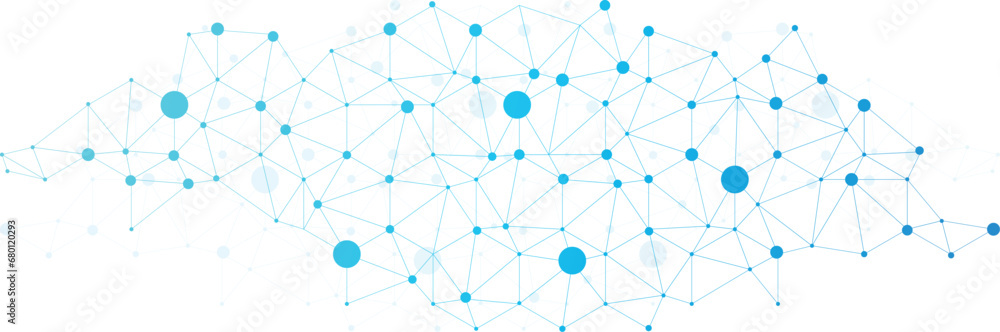 Abstract plexus technology futuristic network background