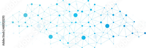 Abstract plexus technology futuristic network background