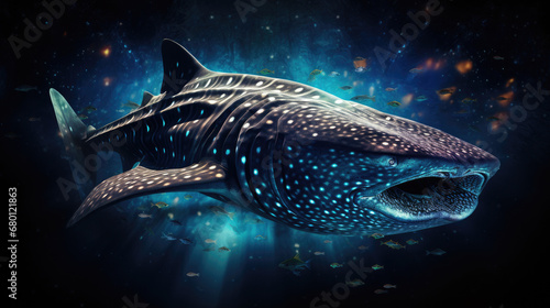 colorful Whale Shark 