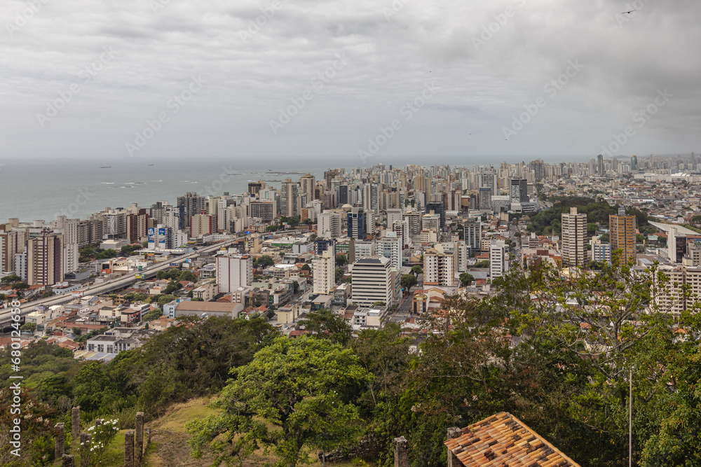 Obraz premium vista panorâmica da cidade de Vila Velha, Estado do Espirito Santo, Brasil