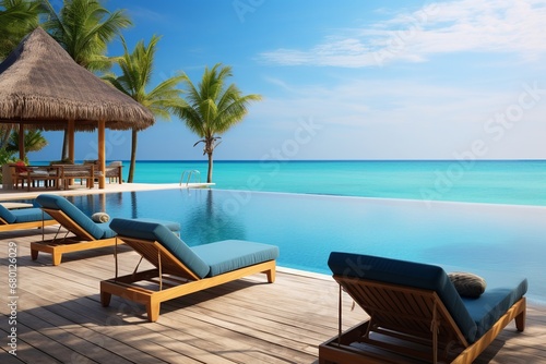 Luxury Infinity Pool Overlooking Ocean  