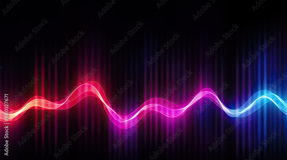 abstract futuristic background rainbow color glowing neon moving high speed line and wave and bokeh Data transfer concept.Colorful Sound Wave Equalizer abstract futuristic background rainbow color glowing neon moving high speed line and wave and bokeh Data transfer concept.Colorful Sound Wave Equalizer