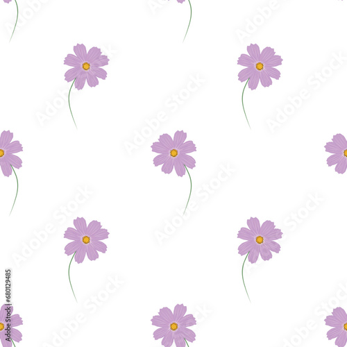 Vector illustration with flowers