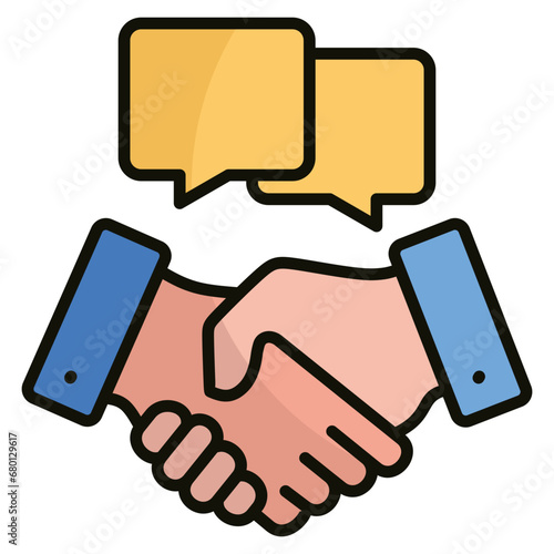 Stakeholder Engagement Icon Element For Design