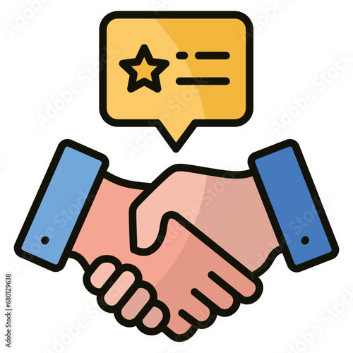 Employee Engagement Icon Element For Design