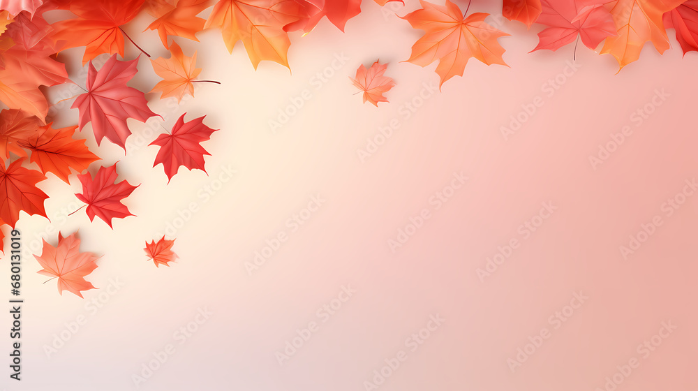 Scattered maple leaf poster web page PPT background, digital technology business background Scattered maple leaf poster web page PPT background, digital technology business background