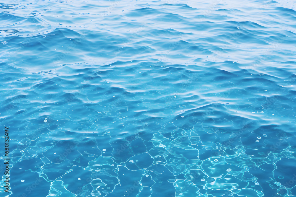 Blue water surface background