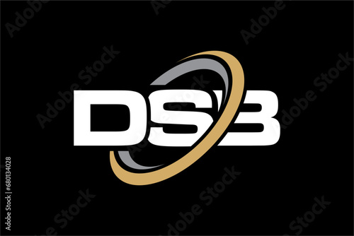 DSB creative letter logo design vector icon illustration