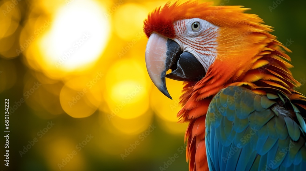 macaw parrot in the wild