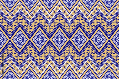 ethnic pattern design, repeat and seamless, geometric and floral element for textile.