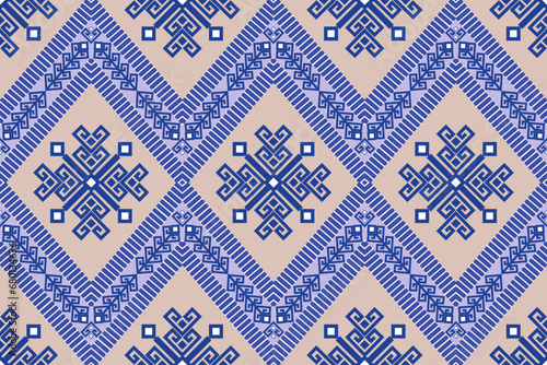 ethnic pattern design, repeat and seamless, geometric and floral element for textile.