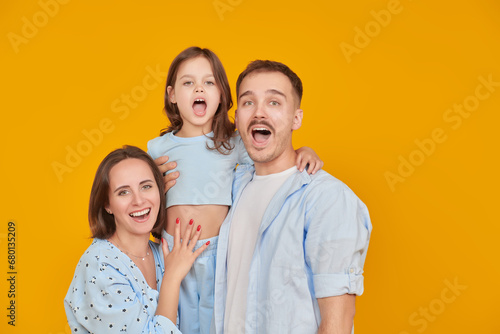 excited joyful family © Andrey Kiselev