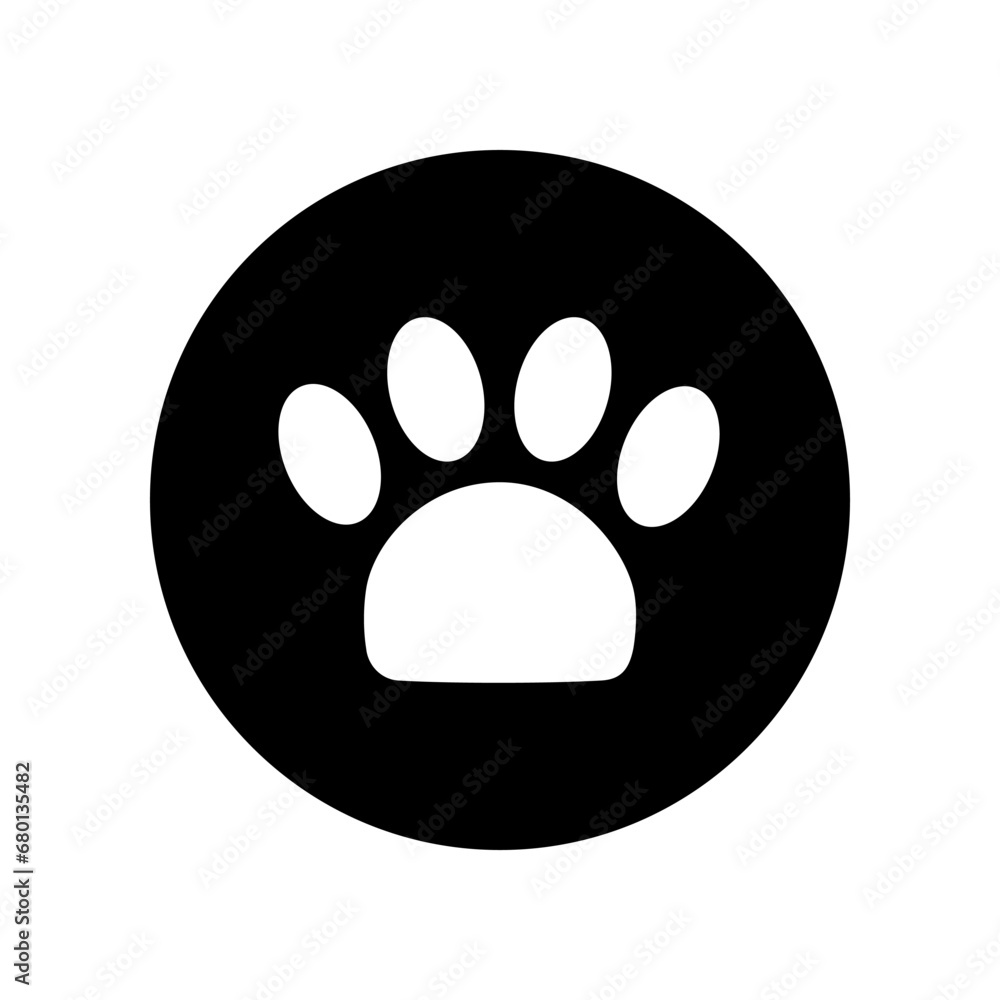 Fototapeta premium PAW icon