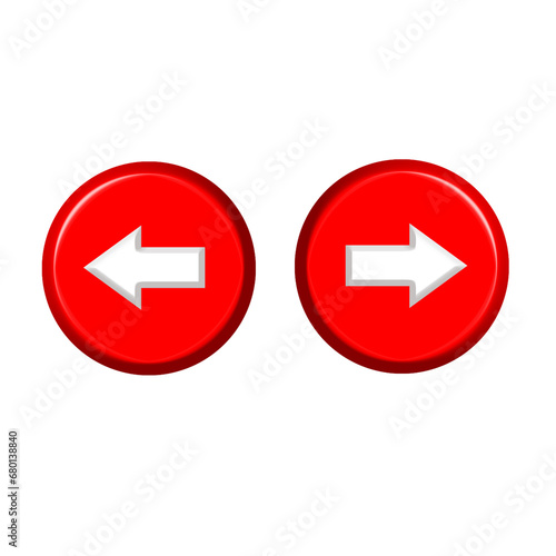 3D left right arrow sign icon color colection Free Download 3D left right arrow sign icon color colection - GFXLoad