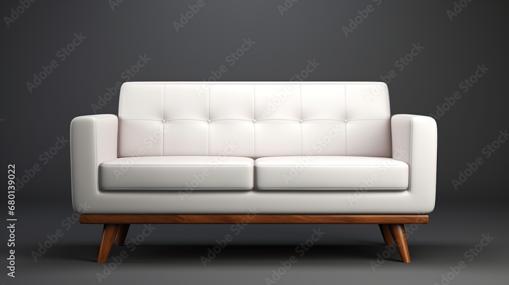 Fototapeta premium Modern sleek couch