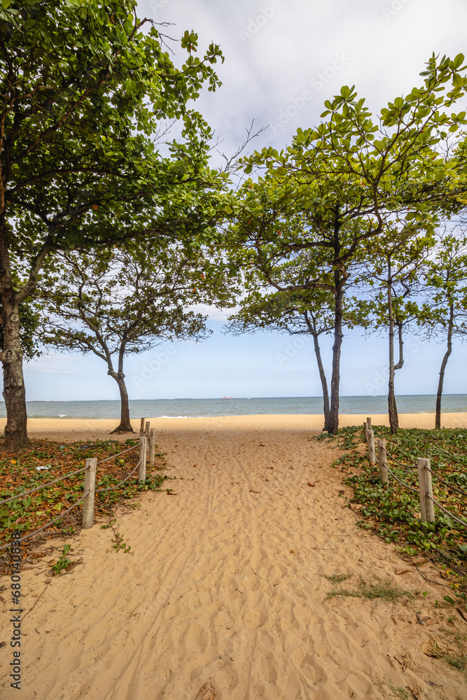 praia na cidade de Vila Velha, Estado do Espirito Santo, Brasil