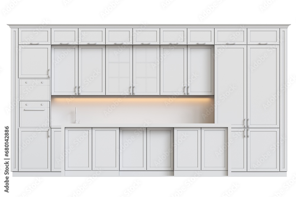 Kitchen furniture isolated on a white background, 3d illustration, cg render
Kitchen furniture isolated on a white background, 3d illustration, cg render