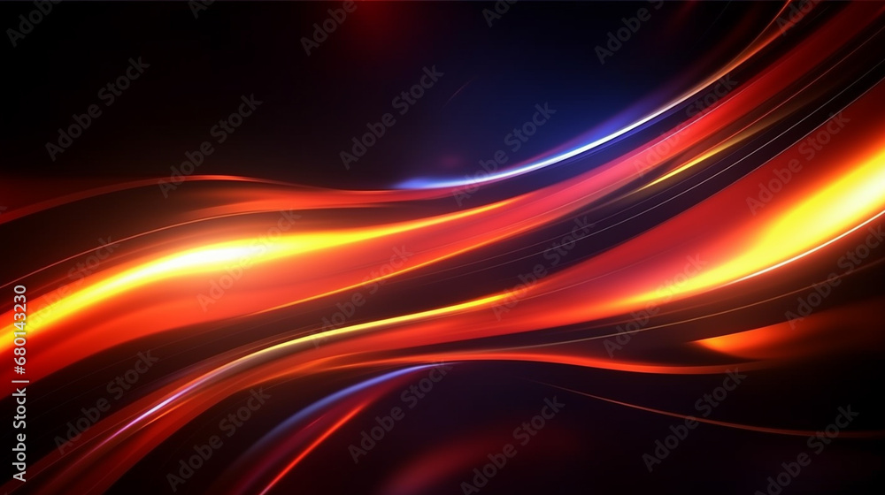 Obraz premium Beautiful vivid colors abstract technology futuristic background wallpaper 
