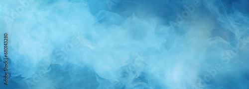 Wide blue smoke science fiction background material