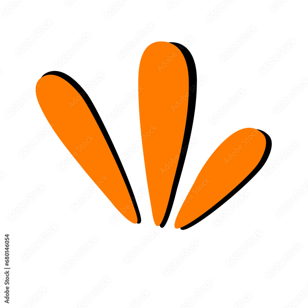 Comic effect shape Comic effect shape