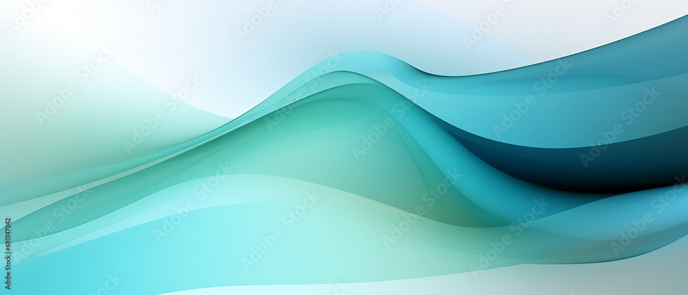 Vivid abstract 3D design with coloful waves. Blue and white colored gradient background. Vivid abstract 3D design with coloful waves. Blue and white colored gradient background.
