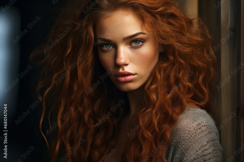 An innocent girl portrait An innocent girl portrait