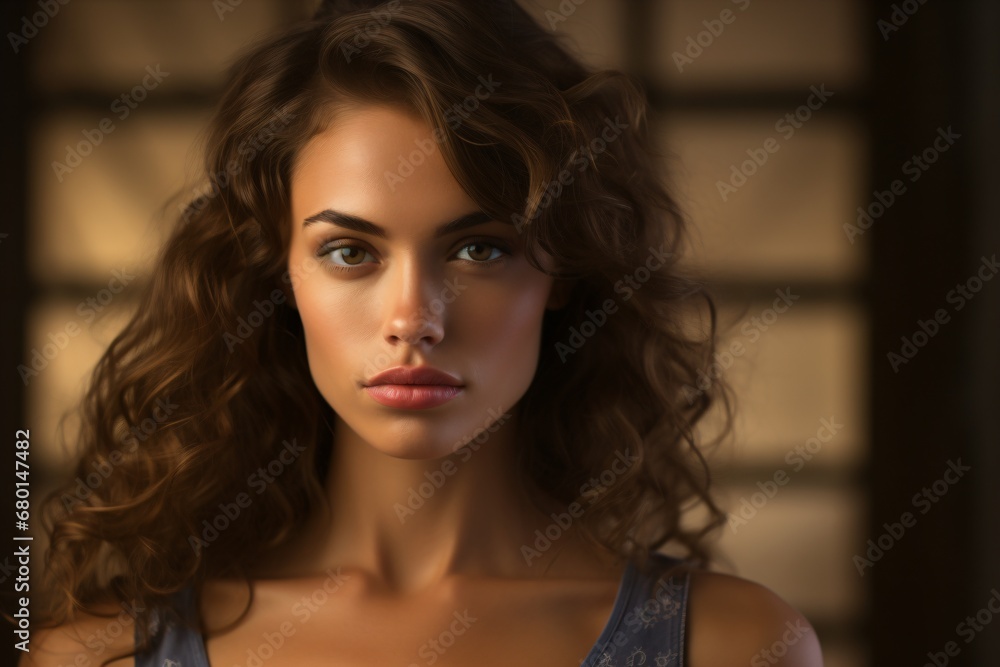 Portrait of a woman at a party Portrait of a woman at a party