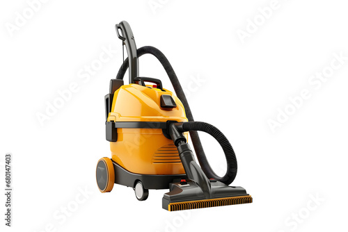 Vacuum cleaner isolated on a transparent background, AI