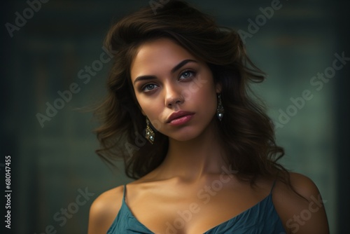 Portrait of a latin american beautiful woman