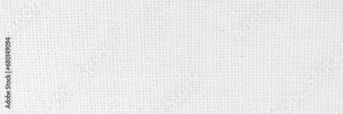 White sackcloth texture or background and empty space.