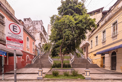 escadaria na cidade de Vitória, Estado do Espirito Santo, Brasil photo