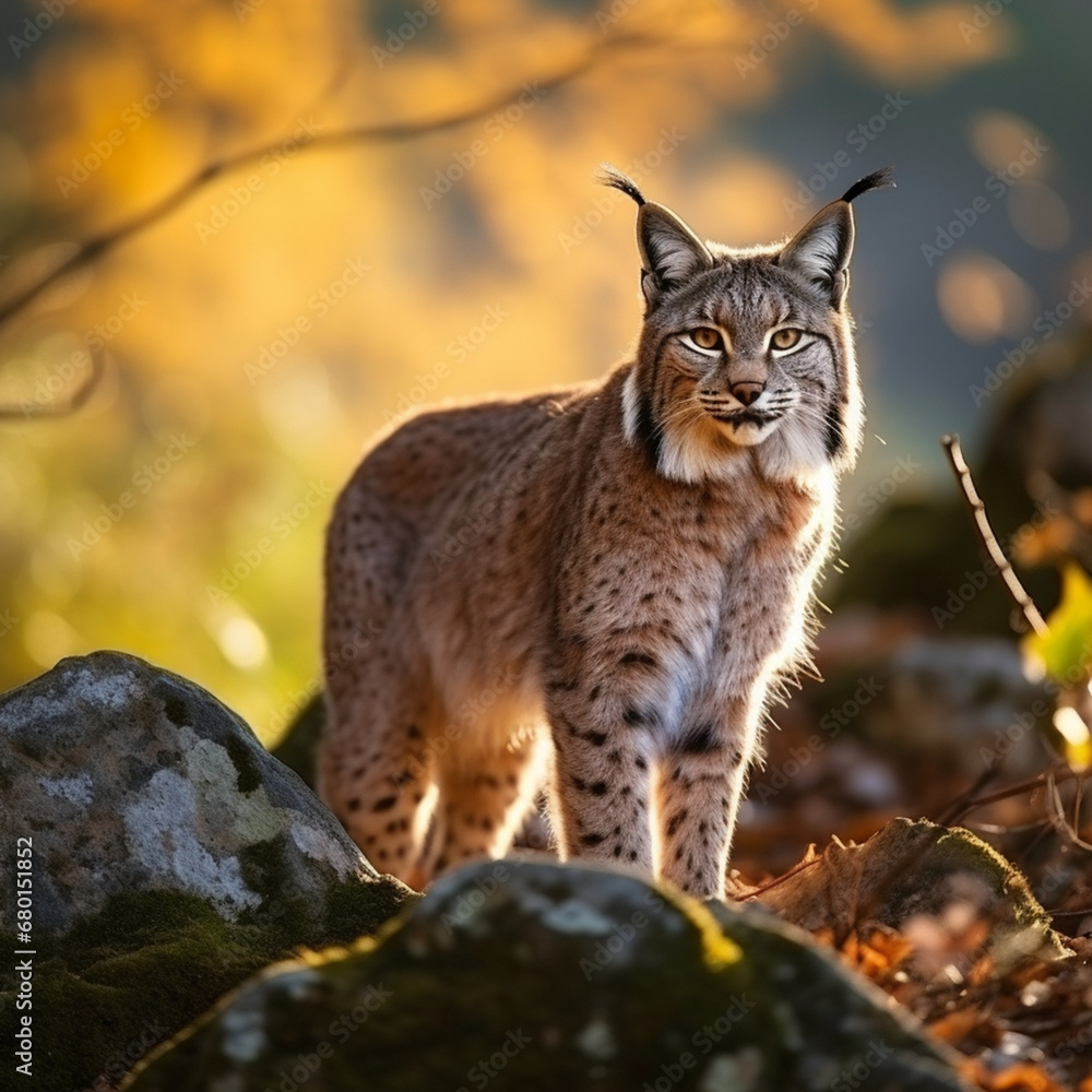 Balkan lynx, professional shot, wallpapers, 8k, film photography created with Generative Ai Balkan lynx, professional shot, wallpapers, 8k, film photography created with Generative Ai