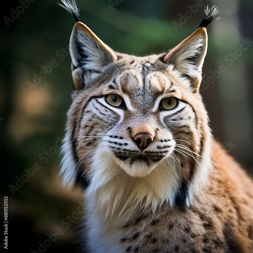 Balkan lynx, professional shot, wallpapers, 8k, film photography created with Generative Ai
