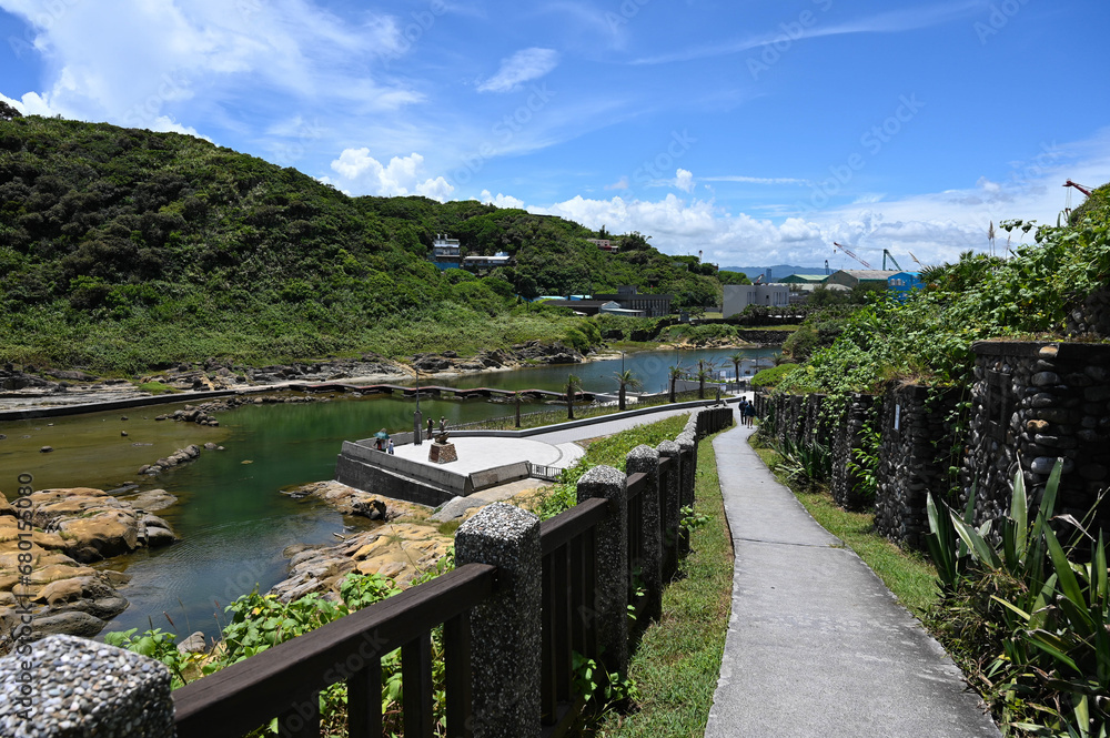 Fototapeta premium Heping Island Park in Keelung City, Taiwan.