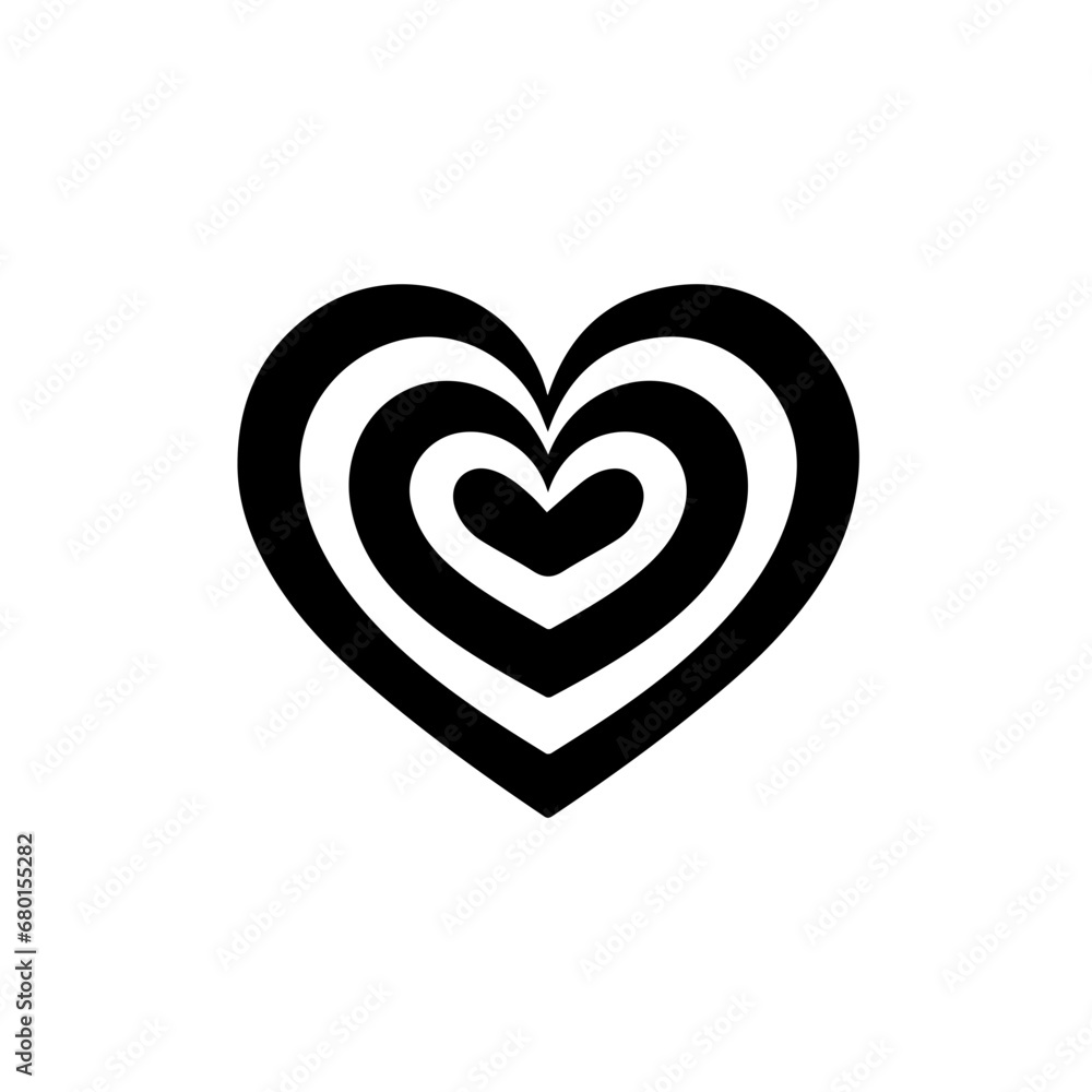 Heartfelt Embrace: Romantic Heart Vector - An Artistic Expression of Love in a Stylish and Decorative Design Heartfelt Embrace: Romantic Heart Vector - An Artistic Expression of Love in a Stylish and Decorative Design