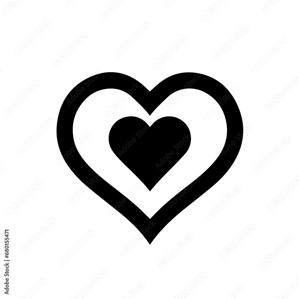 Heartfelt Embrace: Romantic Heart Vector - An Artistic Expression of Love in a Stylish and Decorative Design Heartfelt Embrace: Romantic Heart Vector - An Artistic Expression of Love in a Stylish and Decorative Design