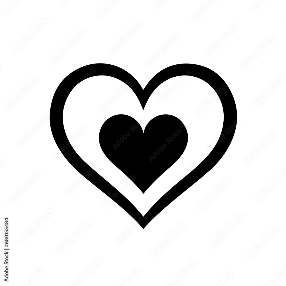 Heartfelt Embrace: Romantic Heart Vector - An Artistic Expression of Love in a Stylish and Decorative Design Heartfelt Embrace: Romantic Heart Vector - An Artistic Expression of Love in a Stylish and Decorative Design