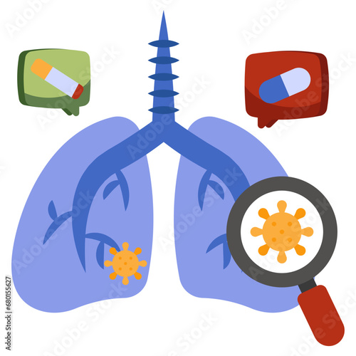 Premium download icon of pulmonary function test 

