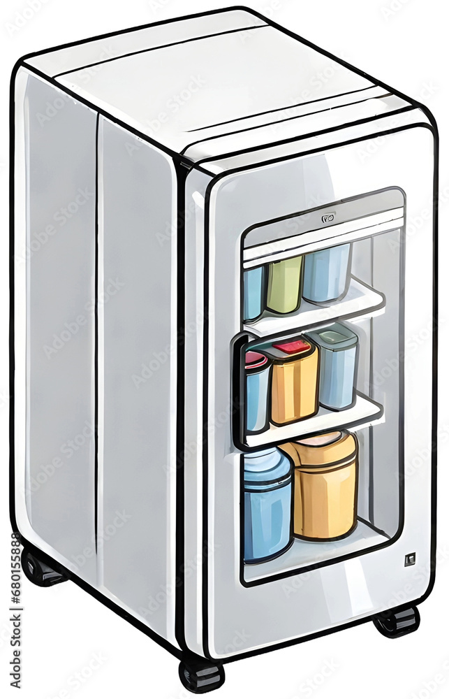 Fototapeta premium refrigerator generative ai