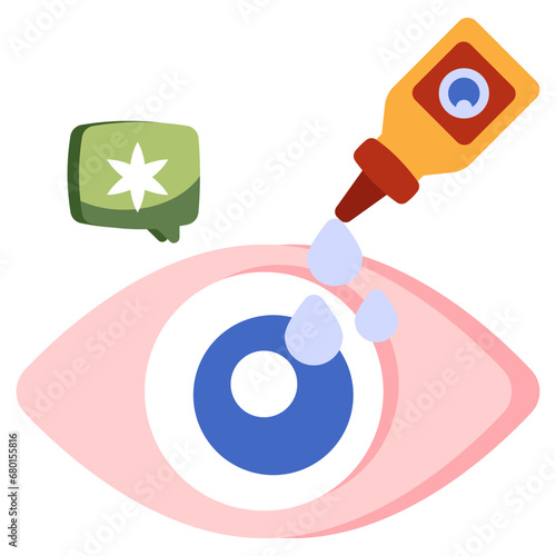 Premium download icon of eye drops 

