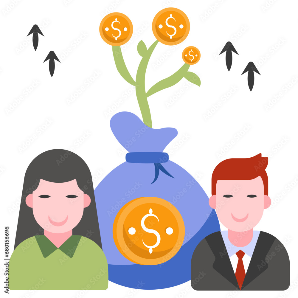 An editable design icon of dollar plant
An editable design icon of dollar plant