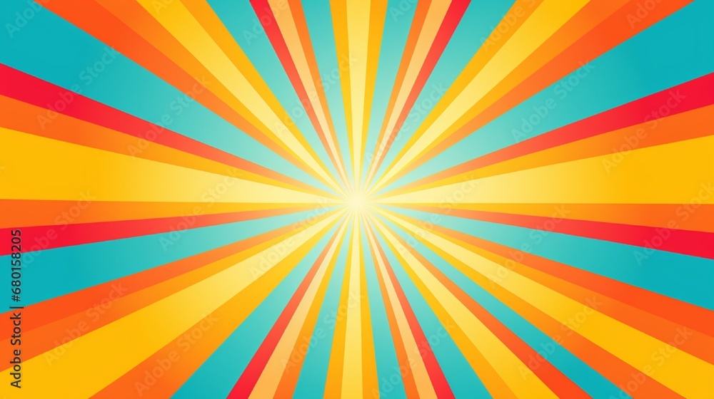 Horizontal retro-groovy background in the 60s and 70s fashion with a vibrant sunburst. vibrant and trendy graphic print. Horizontal retro-groovy background in the 60s and 70s fashion with a vibrant sunburst. vibrant and trendy graphic print.