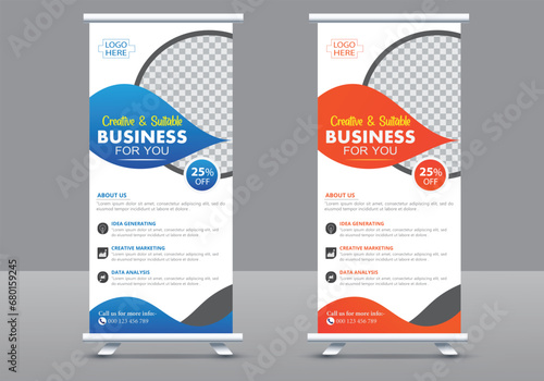 business roll-up banner template
