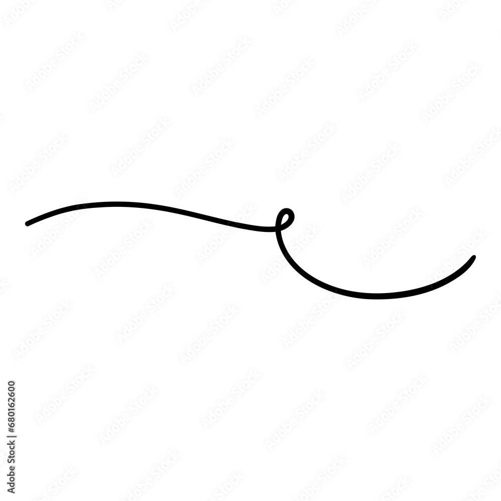 Calligraphy swoosh wavy line vector elements set Calligraphy swoosh wavy line vector elements set
