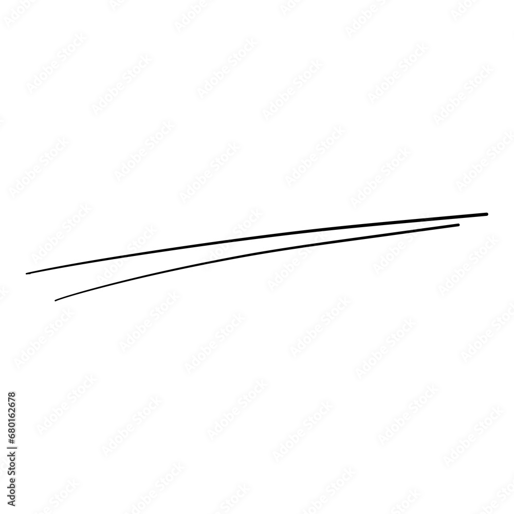 Calligraphy swoosh wavy line vector elements set Calligraphy swoosh wavy line vector elements set
