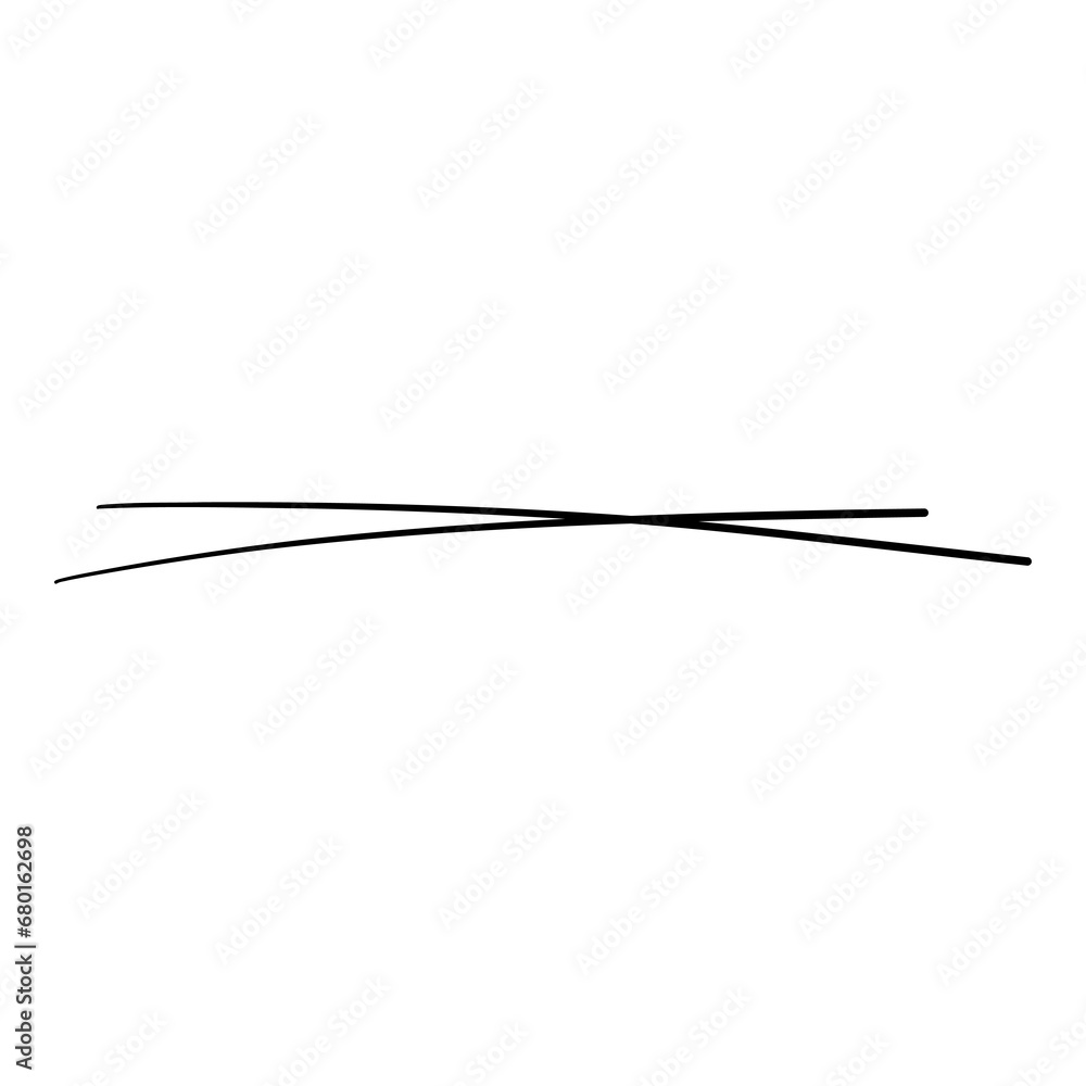 Calligraphy swoosh wavy line vector elements set Calligraphy swoosh wavy line vector elements set