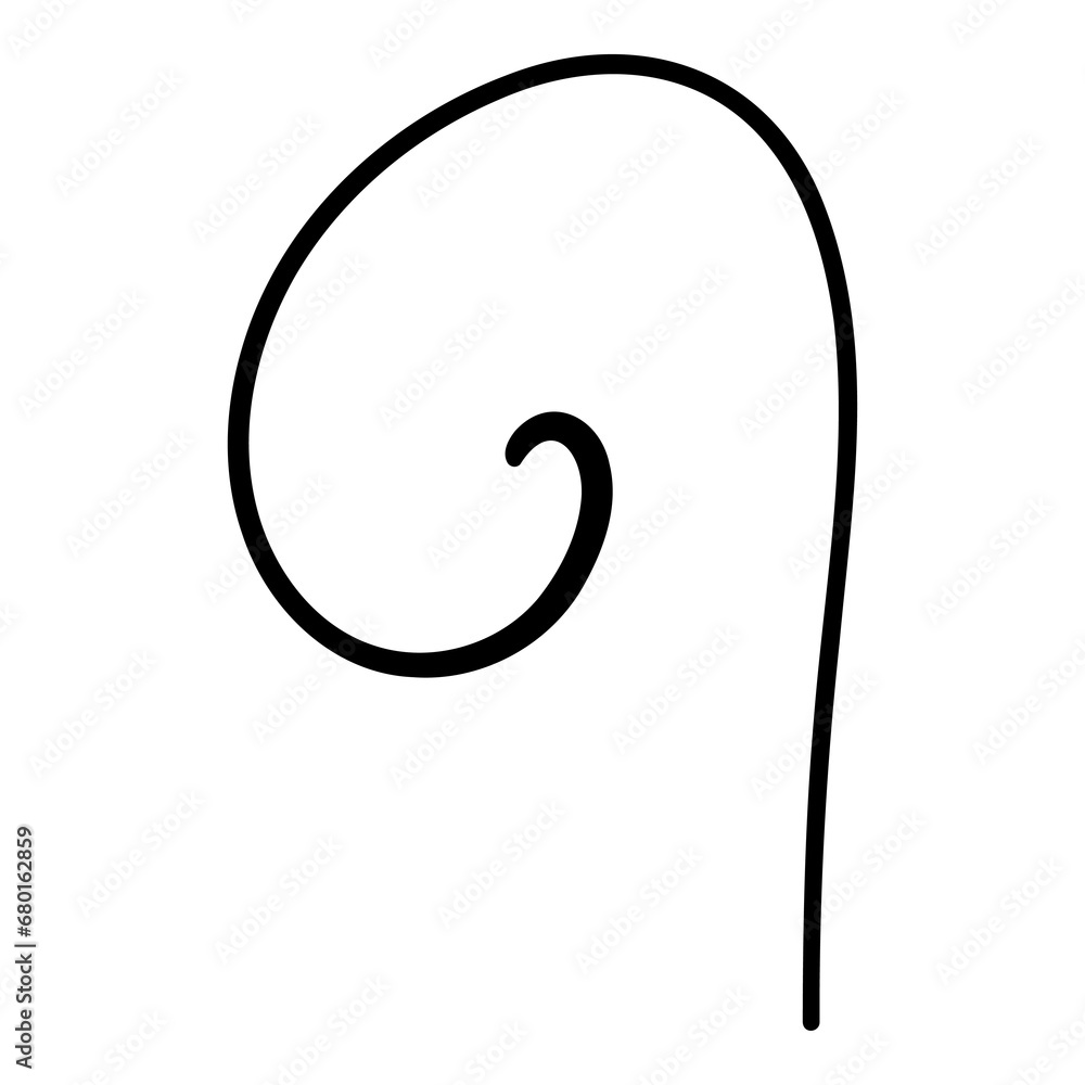 Calligraphy swoosh wavy line vector elements set Calligraphy swoosh wavy line vector elements set