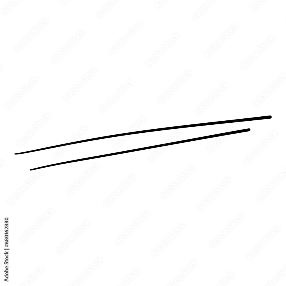 Calligraphy swoosh wavy line vector elements set Calligraphy swoosh wavy line vector elements set