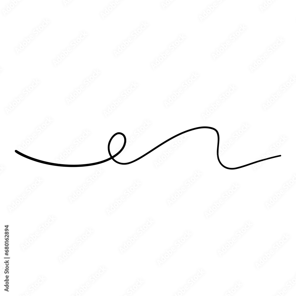 Calligraphy swoosh wavy line vector elements set Calligraphy swoosh wavy line vector elements set