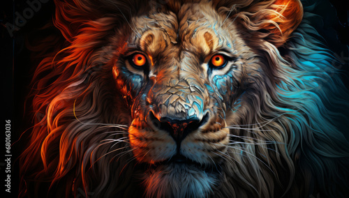 lion portrait © CRYPTOERMD